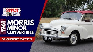 LOT 49 - Morris Minor 1000 Convertible 1961 | SWVA 28th July 2023 Classic Car Auction