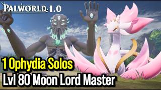 Palworld 1.0: 1 Ophydia Solos Level 80 Moon Lord Master in 3 Minutes Raid Guide