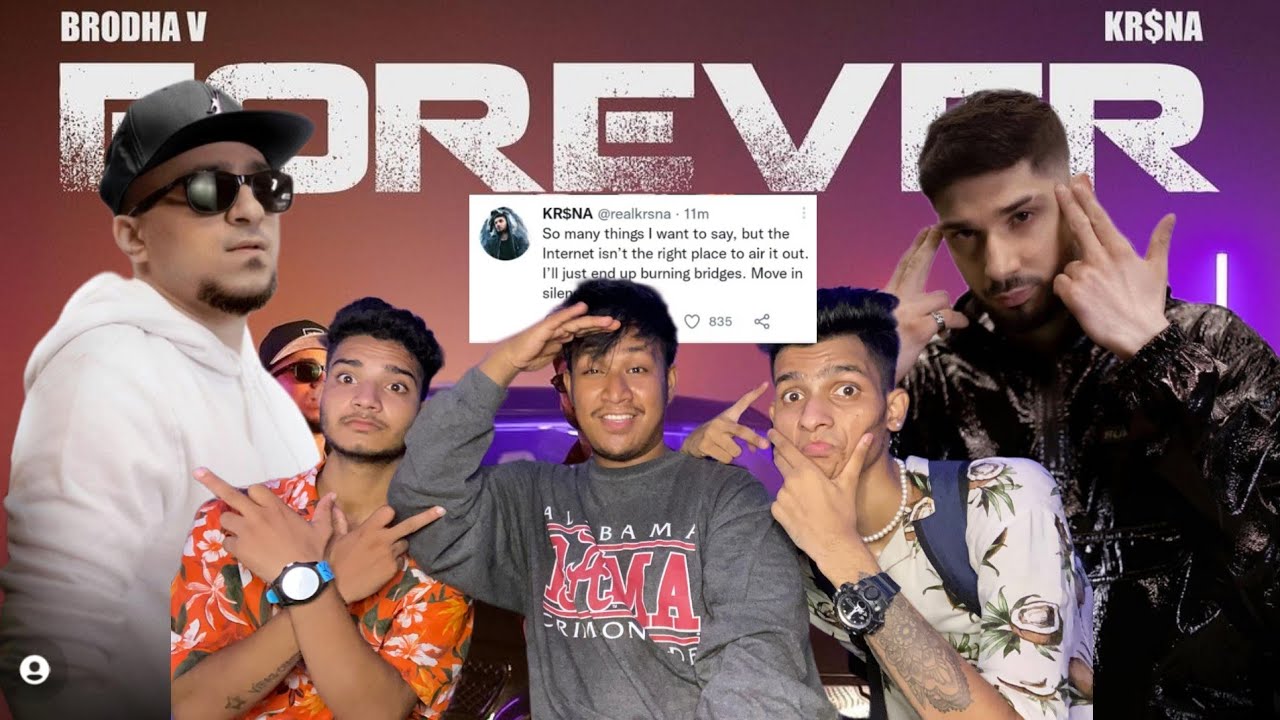 Brodha V ft. KR$NA - Forever [MusicVideo] | REACTION #hiphop #rap - YouTube