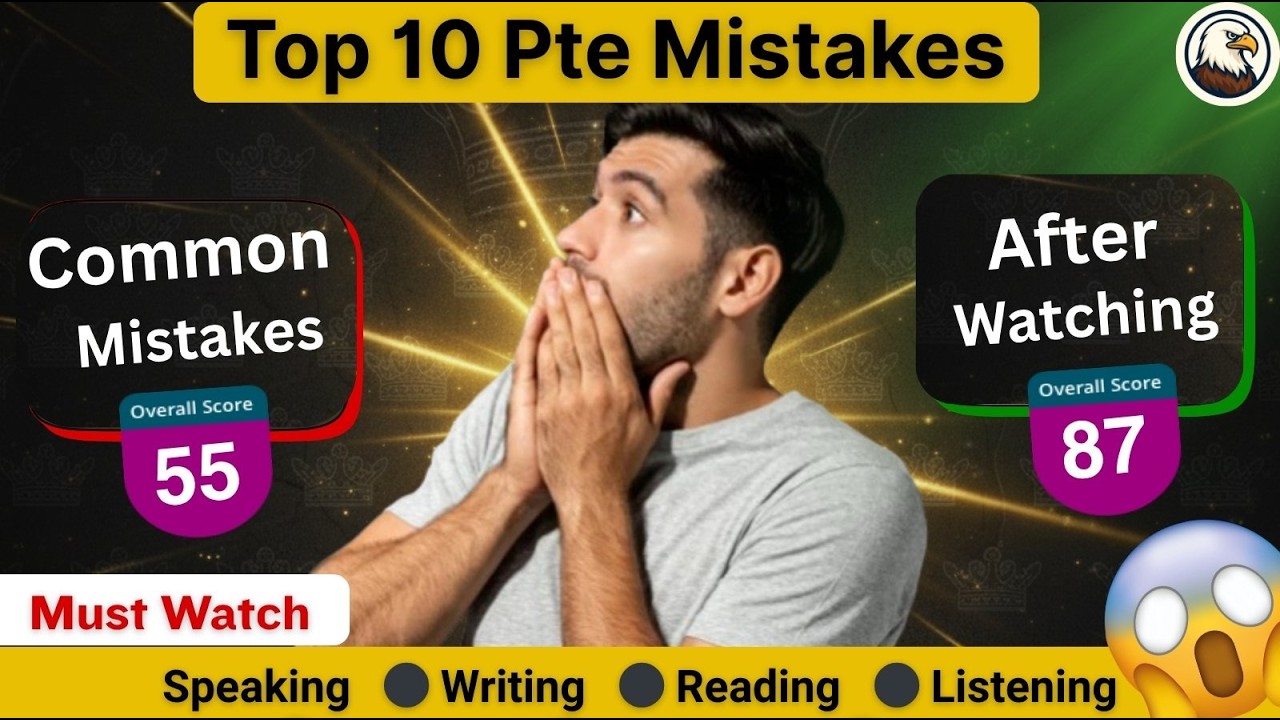 Top 10 Mistakes Students Make in PTE | Pawan Pte - YouTube