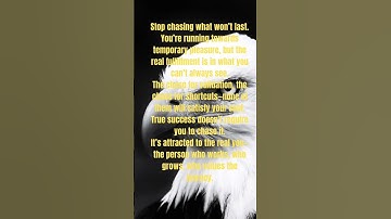 Stop Chasing the Wrong Things… Here’s Why