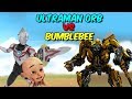 Ultraman Orb vs Robot Bumblebee , upin ipin takut