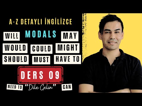 (Ders: 09) A-Z İngilizce Modals - will, would, can, could, may, might, should, (PDF İndir Açıklama)