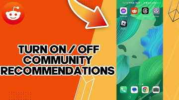 How To Turn ON or OFF Community Recommendations On Reddit