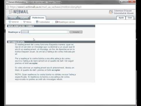 1a Readreçar correu UA a GCloud valencià
