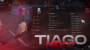 TIAGO MODZ | FIVEM | LUA EXECUTOR | TIAGO MENU | MUCH MORE!  |