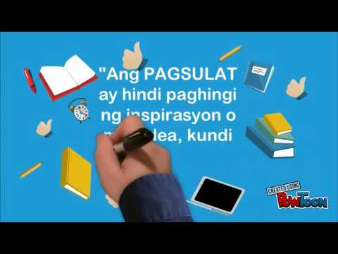 pagsulat akademikong slogan tungkol kahulugan kalikasan uri pagsulatizen