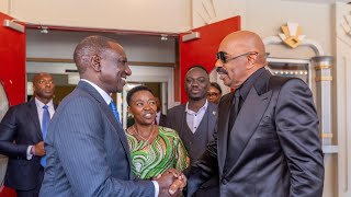 LISTEN WHAT PRESIDENT RUTO TOLD AMERICAN TELEVISION HOST STEVE HARVEY AFRER MEET HIM IN AMERICA