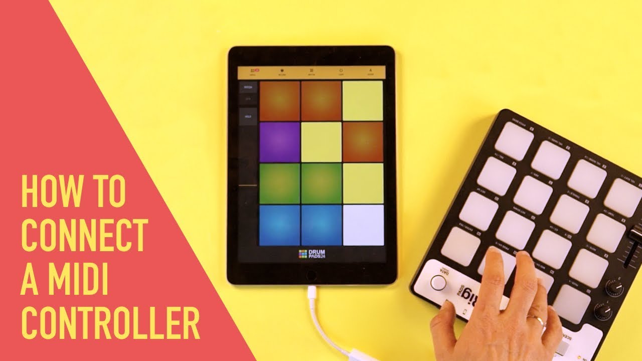 midi controller with drum pads