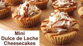 Mini Dulce de Leche Cheesecakes