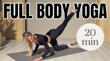 Full Body Yoga Stretch Flow | 20 Minutes to Release, Reset & Fire Up Your Core 🌿
