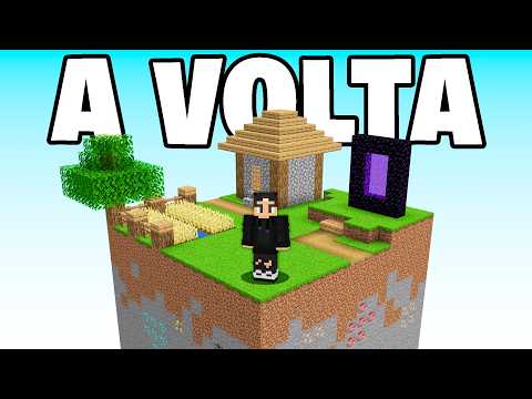 VOLTEI AO MINECRAFT DEPOIS DE MUITO TEMPO!!
