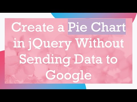 Create a Pie Chart in jQuery Without Sending Data to Google