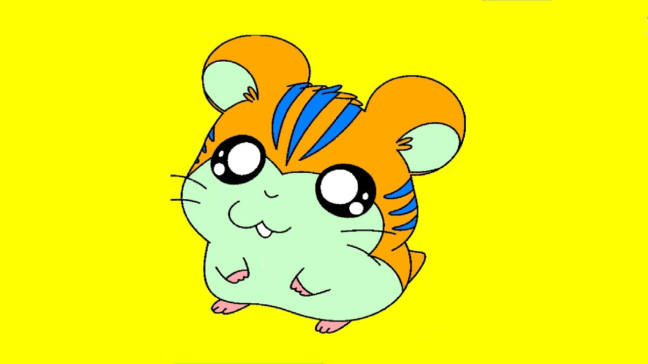Hamtaro - Coloring Pages - Cartoon Coloring Book 