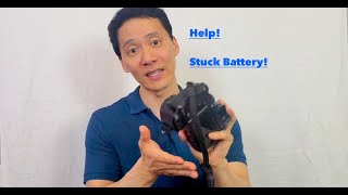 Swollen, stuck battery inside a camera! Yikes...