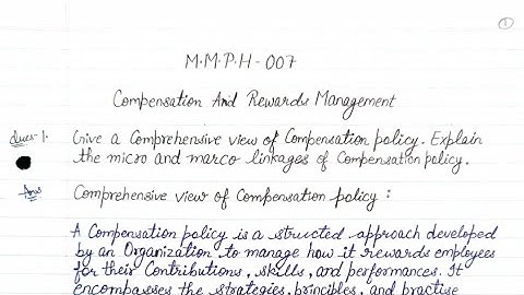 MMPH 07 solved assignment 2023-2024 | MMPH 07 solved handwritten assignment in English 2023-24 | MBA