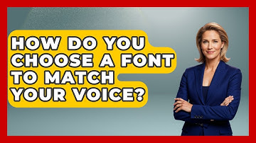 How Do You Choose A Font To Match Your Voice? - Graphic Design Nerd