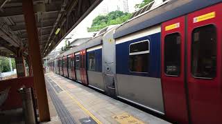 港鐵東鐵線MLR E104/E78離開火炭站3號月台