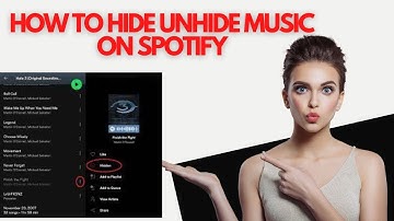 How To Hide Unhide Music On Spotify | Muhammad Asif Khan 2.0