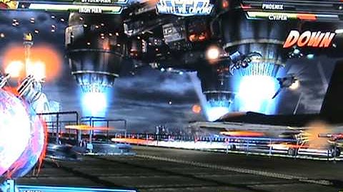 Marvel vs Capcom 3: Deadpool, Spiderman and Iron Man Arcade 6