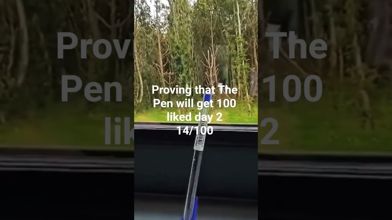 Proving That THE PEN Will Get 100 Likes Day 2
