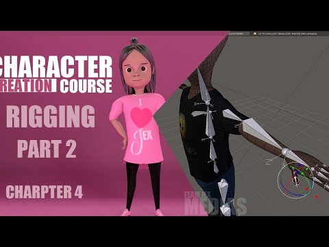 CHARACTER CREATION IN BLENDER RIGGING PART 2 ( CHAPTER 4) - YouTube