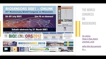 Anthony Turner and the history of the World Congress on Biosensors
