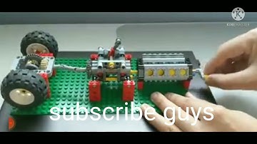 Lego technique (V8, 4) speed manual /Gearbox/ differential