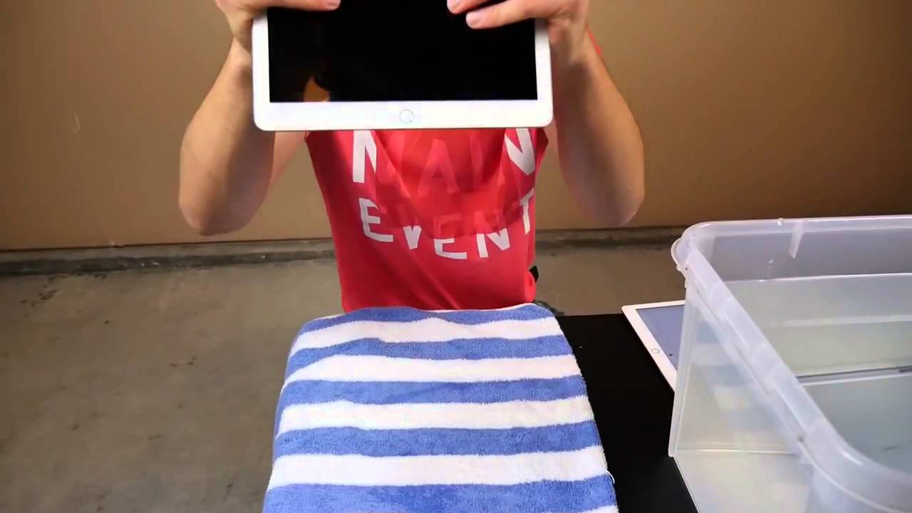 Waterproof or Water Resistant? iPad Pro full YouTube