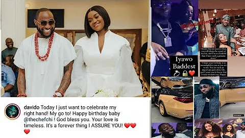 IT'S A FOREVER THING 👉 DAVIDO CELEBRATE HIS WIFE CHIOMA ON HER 28TH BIRTHDAY WITH BEST SURPRISE EVER