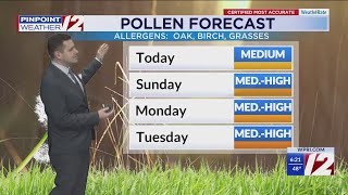 WPRI 12 Weather Forecast 5/24/25: Mainly Dry Holiday Weekend
