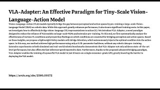 VLA-Adapter: An Effective Paradigm for Tiny-Scale Vision-Language-Action Model