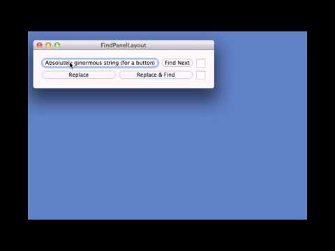 Cocoa Autolayout demonstration