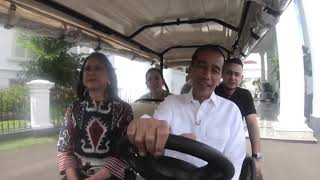 Wow! Soimah, Ramzi dan Gilang Keliling Istana Disetirin Presiden Jokowi # DangdutanBarengPresiden