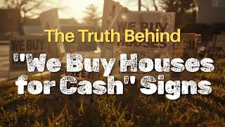 The Truth Behind We Buy Houses for Cash Signs