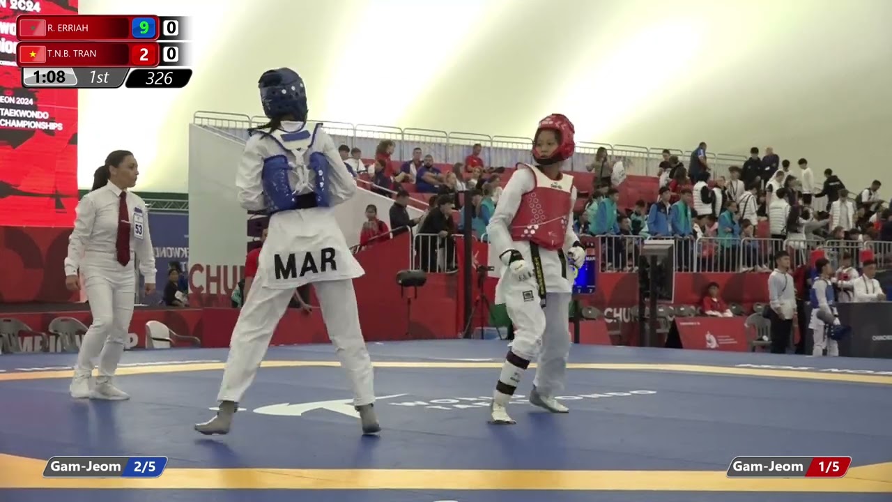 326 Round of 16 Women  46kg MAR R  ERRIAH VIE T N B  TRAN