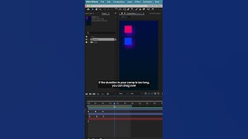 Trim Comp to Work Area. After Effects Tip of the Day | Motion Circles | #shorts
