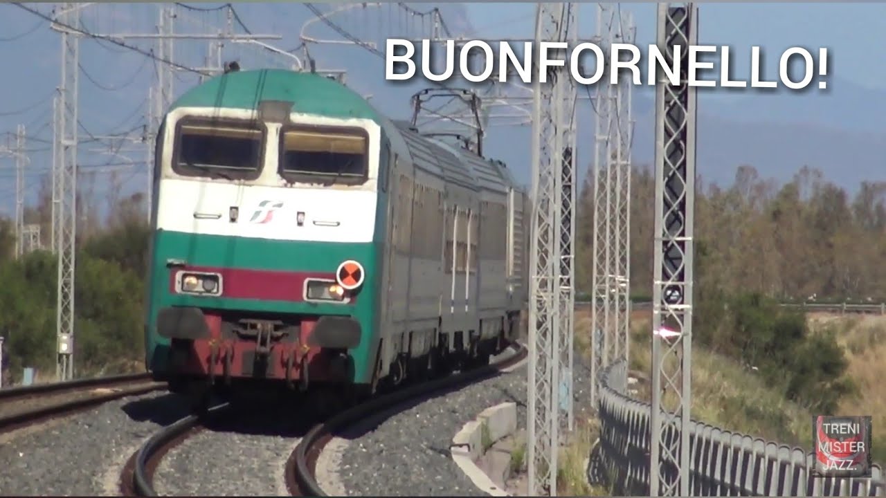 TreniMisterJazz.Treni a Buonfornello nuovo raddoppio.E 464 005 xmpr.