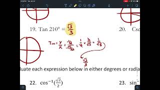 CAPS Unit 4 Trig Review Section 2