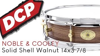 Noble And Cooley Solid Ply Walnut Snare Drum 14x3 7/8