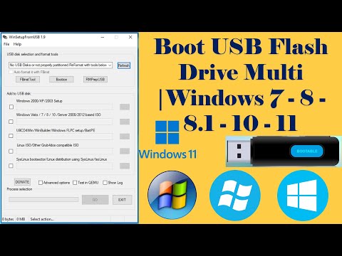 Boot USB Flash Drive Multi | Windows 7/ 8 /8.1 / 10 /11 | Make windows 10 / 8 / 7 bootable pendrive