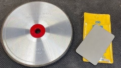 #602 Sharpening Small Router Bits With Diamond Credit Card Sharpener Or Diamond Wheel