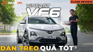 Chạy thử VINFAST VF6: treo tốt, máy mạnh và xe quá đẹp (hơn trên ảnh)! | GearUp Flash Review