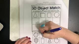 Kinder Math: 3D Shapes Review