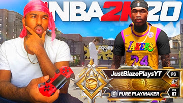 I TOOK MY LEGEND PURE PLAYMAKER TO THE 1v1 EVENT IN NBA 2K20! BEST BUILD 2K20