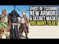 God Of War Armor, Secret Masks & More Items In Ghost Of Tsushima Iki Island (Ghost Of Tsushima DLC)