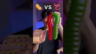 Ice Cream Hot Dog Vs Giant Gummy Worm
