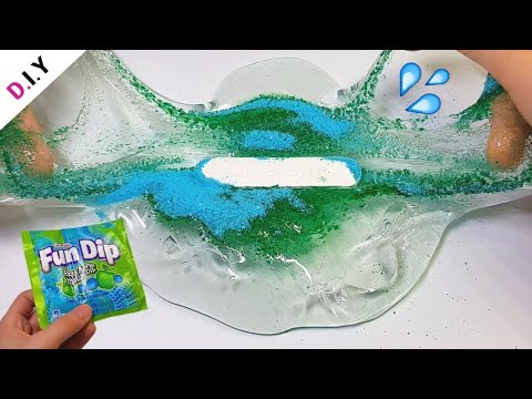 🍏 | 미국 90년대 대표 간식 | Fun <strong>Dip</strong> + Slime  ファンディップ+スライム