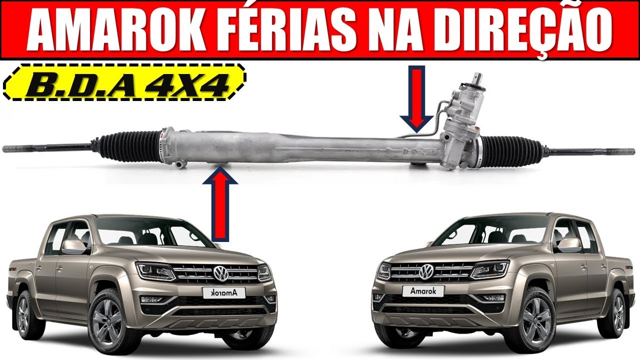 EP. 1030// VW Amarok VIBRANDO, Dando SOCO e BARULHO na Suspensão! Mas era  na DIREÇÃO!