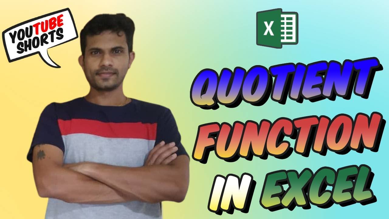 QUOTIENT Function in Excel